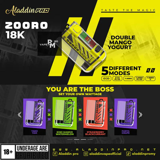 ALADDIN-PRO-ZOORO-18000-PUFFS-BATTERY-DEVICE-FUNCTION-SINGAPORE-PMVAPESG