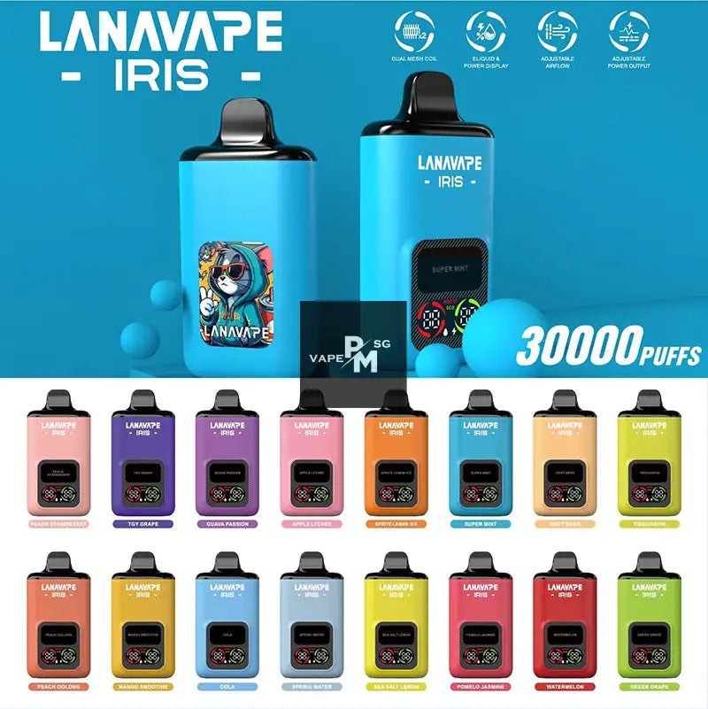 LANA-IRIS-30000-DISPOSABLE-FLAVOUR-SINGAPORE-PMVAPESG