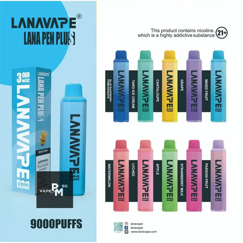 LANA-PEN-PLUS-9000-DISPOSABLE-FLAVOUR-SINGAPORE-PMVAPESG