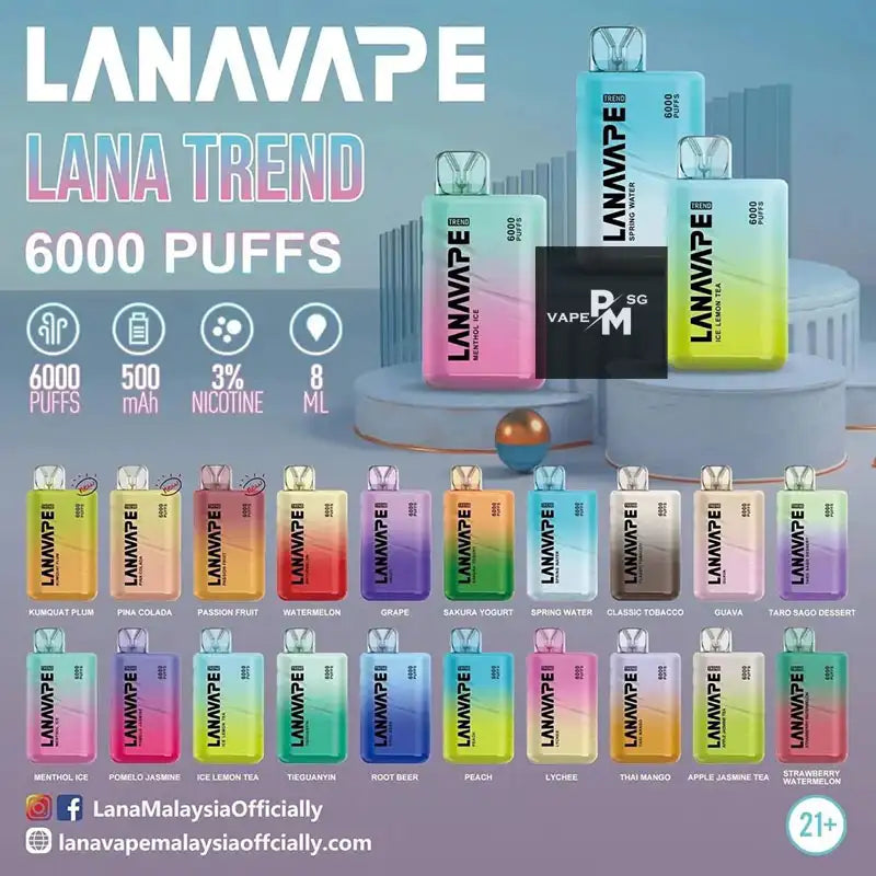 LANA-TREND-6000-DISPOSABLE-FLAVOUR-SINGAPORE-PMVAPESG