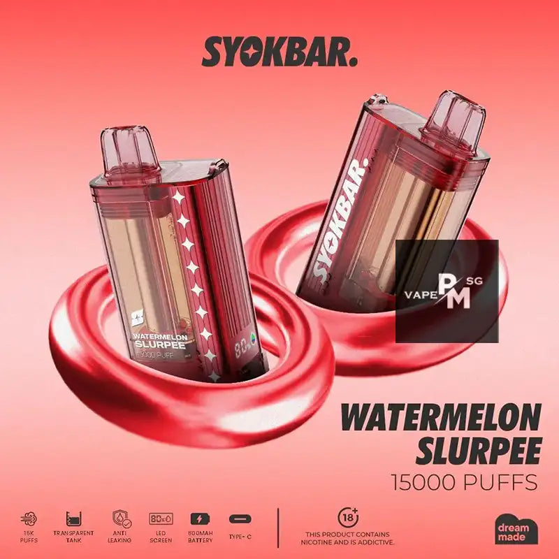 SYOKBAR-15000-DISPOSABLE-watermelon-slurpee-SINGAPORE-PMVAPESG