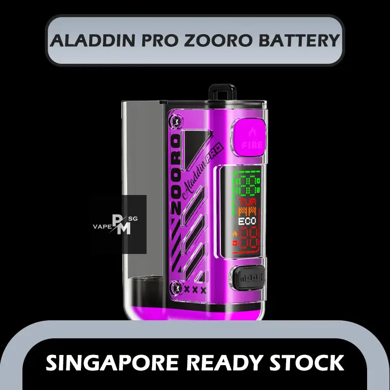 ALADDIN-PRO-ZOORO-18000-DISPOSABLE-BATTERY-DEVICE-SINGAPORE-PMVAPESG