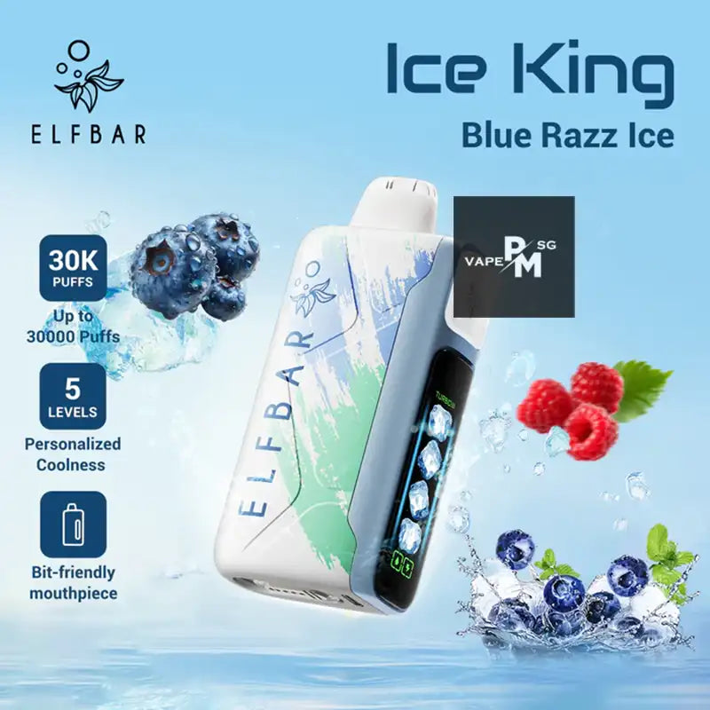 ELFBAR-ICE-KING-30000-DISPOSABLE-BLUE-RAZZ-ICE-SINGAPORE-PMVAPESG