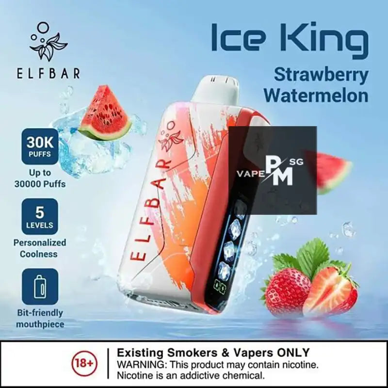 ELFBAR-ICE-KING-30000-DISPOSABLE-STRAWBERRY-WATERMELON-SINGAPORE-PMVAPESG