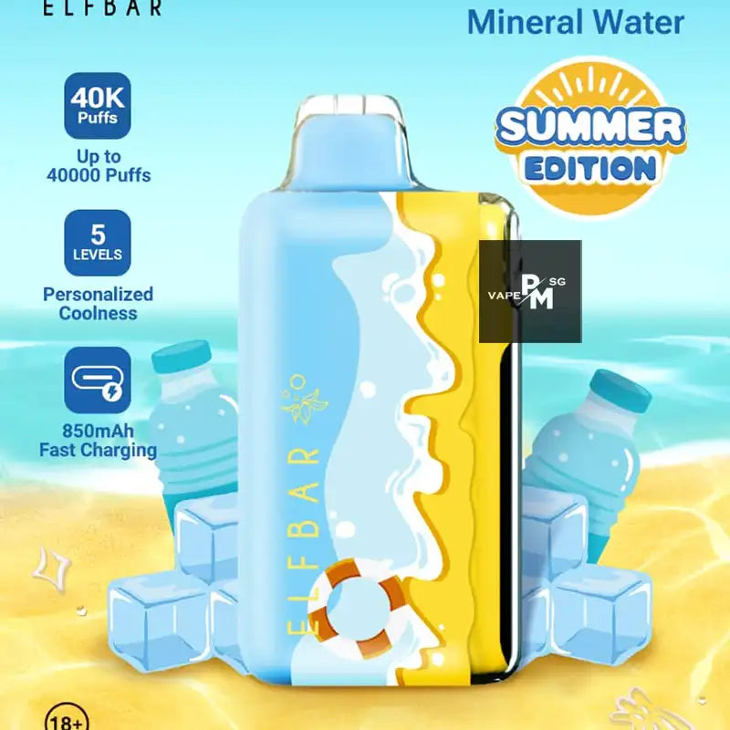 ELFBAR-ICE-KING-40000-MINERAL-WATER-FLAVOUR-SINGAPORE-PMVAPESG