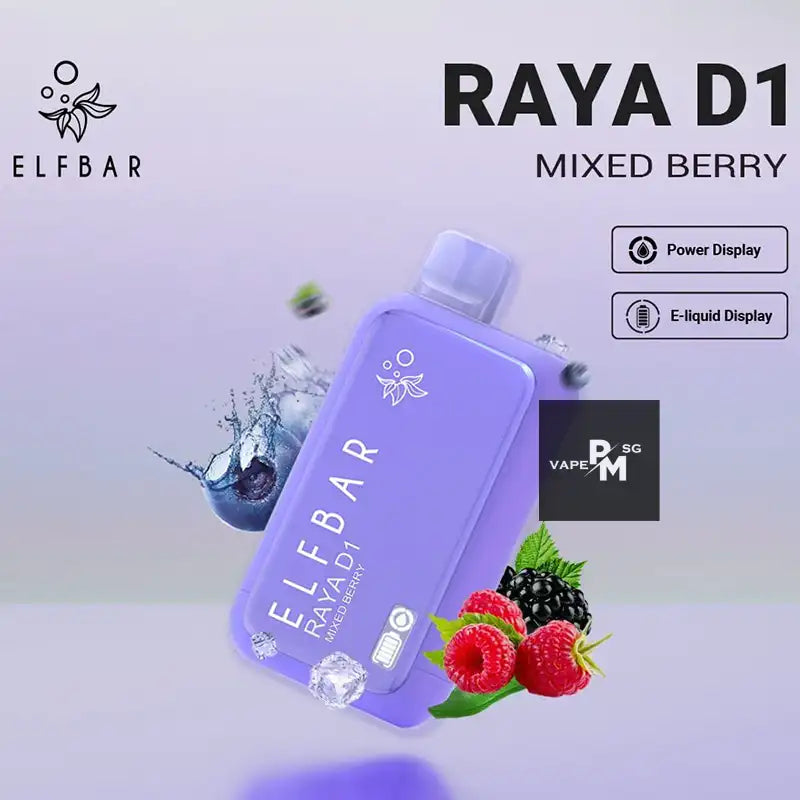 ELFBAR-RAYA-D1-13000-DISPOSABLE-FLAVOUR-LIST-MIXED-BERRIES-SINGAPORE-PMVAPESG