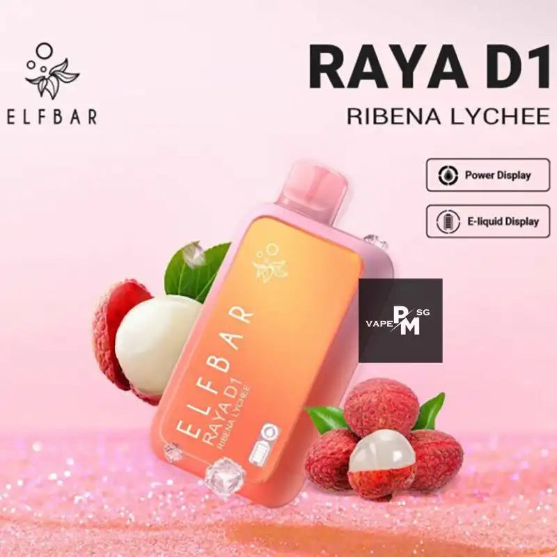 ELFBAR-RAYA-D1-13000-DISPOSABLE-FLAVOUR-LIST-RIBENA-LYCHEE-SINGAPORE-PMVAPESG