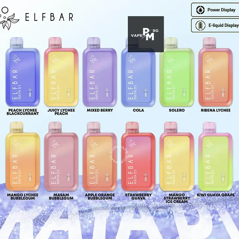 ELFBAR-RAYA-D1-13000-DISPOSABLE-FLAVOUR-LIST-SINGAPORE-PMVAPESG