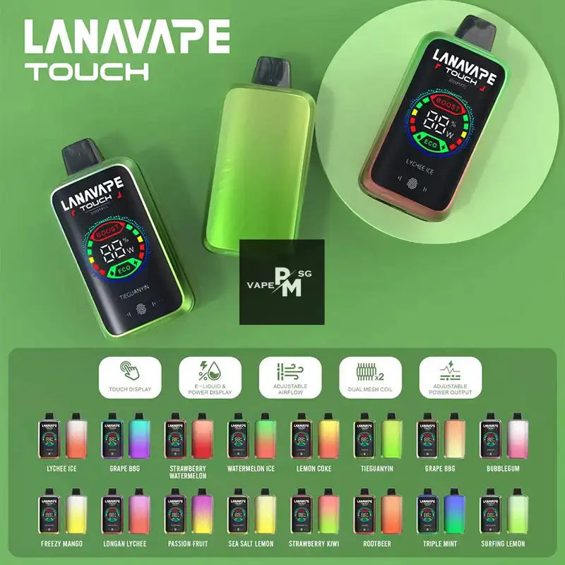 LANA-TOUCH-32000-DISPOSABLE-FLAVOUR-SINGAPORE-PMVAPESG