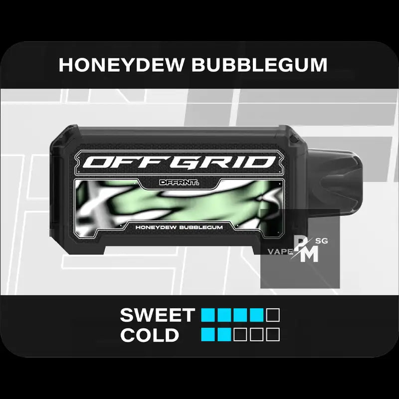 OFFGRID-VAPETAPE-UNPLUG-CARTRIDGE-Honeydew-bubblegum-SINGAPORE-PMVAPESG