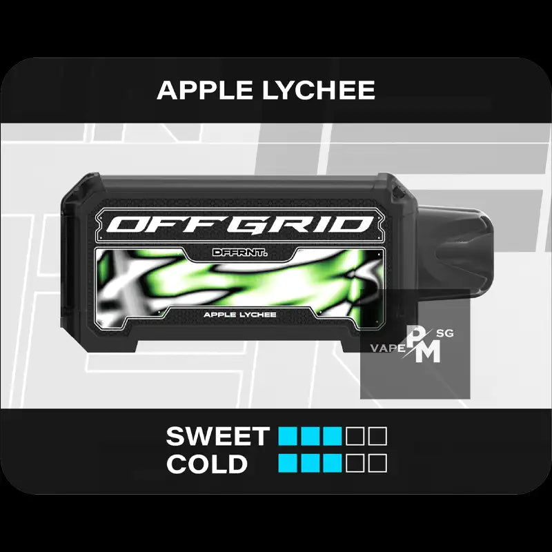 OFFGRID-VAPETAPE-UNPLUG-CARTRIDGE-apple-lychee-SINGAPORE-PMVAPESG
