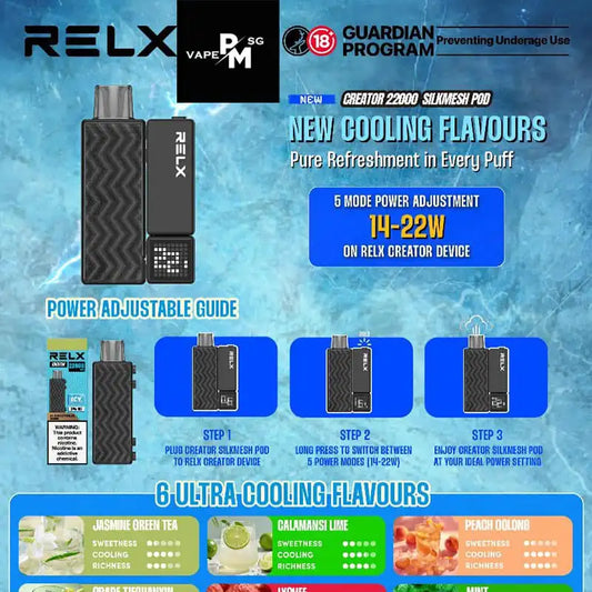 RELX-CREATOR-22000-BATTERY-DEVICE-DISPOSABLE-SINGAPORE-PMVAPESG