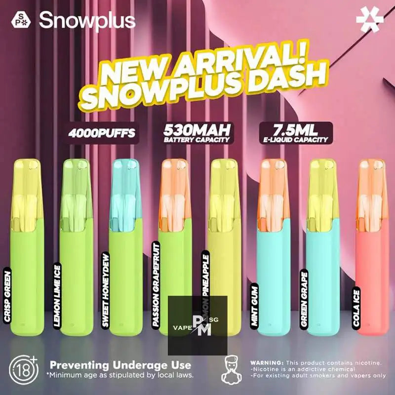 SNOWPLUS-DASH-4000-puffs-SINGAPORE-PMVAPESG