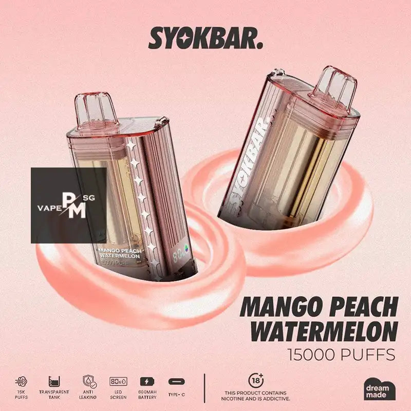SYOKBAR-15000-DISPOSABLE-mango-peach-watermelon-SINGAPORE-PMVAPESG