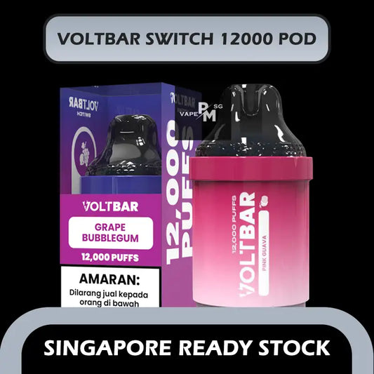 VOLTBAR-SWITCH-12000-DISPOSABLE-CARTRIDGE-POD-SINGAPORE-PMVAPESG